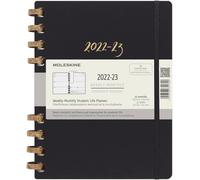 Teppc-2022-2023 Spiral Académic Planner, 12 M, Extra Large, Remake Midnight, Hard Cover (7,5 X 10)