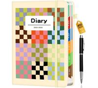 Teppc-400 Pages Agenda 2025 2026 Semainier A5 200 Feuilles Carnet De Juillet 2025 -Juin 2026 Bloc Note Journalier 21 X 14.5 Cm Agenda Scolaire Planificateur Hebdomadaire Planner Notebook (La Grille)