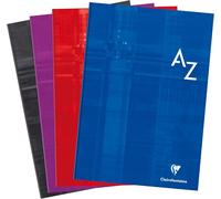 Teppc-9049c Un Répertoire Brochure Rembordée Rigide - A4 21x29,7 Cm - 192 Pages Petits Carreaux - Papier Blanc 90 G - Couverture Carte Pelliculée - Couleur Aléatoire