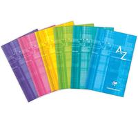 Teppc-9589c Un Répertoire Brochure Rembordée Rigide - 7,5x12 Cm - 128 Pages Petits Carreaux - Papier Blanc 90 G - Couverture Carte Pelliculée - Couleur Aléatoire