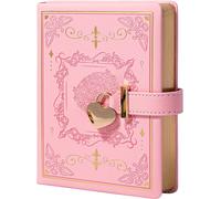 Teppc-Agenda Avec Serrure Pour Écrire, Journal En Cuir Dur Pu Avec Serrure, Organiseur Personnel B6 Pour Hommes Et Femmes, 288 Pages, Papier Ligné 100gsm