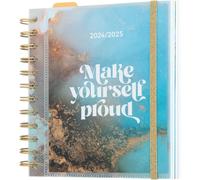 Teppc-- Agenda Scolaire 2024 2025 Journalier Agenda Spirale - Août 2024 À Juin 2025