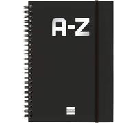 Teppc-- Annuaire Téléphonique A-Z Dina5 Spirale Double Noir