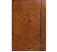 Teppc-Burde Agency A5 Forma Deluxe Marron \U2013 Planificateur Hebdomadaire Élégant En Simili, \U2013 Organiseur Idéal Pour Étudiants, Professionnels Et Usage Quotidien \U2013 176 Pages