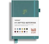 Teppc-Cahier À Points, Papier Épais Anti-Saignement De 160gsm, Carnet À Points Avec Motif De Constellations, Journal Du Verseau Pour Femmes, 256 Pages De Grille À Points Numérotées