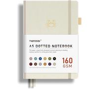 Teppc-Cahier À Points, Papier Épais Anti-Saignement De 160gsm, Carnet À Points Avec Motif De Constellations, Journal Du Cancer Pour Femmes, 256 Pages De Grille À Points Numérotées