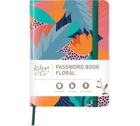 Teppc-. Carnet De Mot De Passe Avec Onglets De A À Z - Cahier Répertoire Alphabétique De Mot De Passe - Livre De Mot De Passe Pour Conserver Vos Identifiants Web (15,2 X 11,4 Cm, Floral)