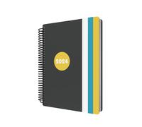 Teppc-Collins Delta Agenda 2024 Journalier A5 (Avec Rendez-Vous) ¿ Planificateur Et Organisateur De Style De Vie Pour Le Bureau, Le Travail, La Maison ¿ Janvier À Décembre 2024 ¿ Journalier ¿ Jaune ¿