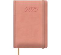 Teppc-Dohe Samba Agenda 2025 1 Jour Par Page, Format A5 (15 X 21 Cm), 12 Mois De Janvier À Décembre, Couverture Rigide En Similicuir, Planificateur En Espagnol, Fournitures De Bureau - Samba Rose
