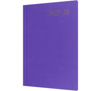 Teppc-Essa53m.55-2526 Agenda Semainier ? Essentials ? 12 Mois, Juillet 2025-Juillet 2026, Couverture Rigide, Violet