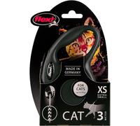 Teppc-Flexi, Laisse Modèle New Classic, Version Cordon, Forme Moderne Et Ergonomique, Système De Guidage Perfectionné, Laisse À Enrouleur, Made In Germany, Noir, Xs - 3m