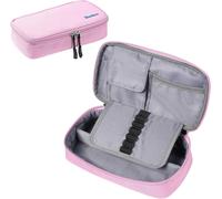 Teppc-Grande Trousse À Crayons Pour Étudiants, Filles Et Garçons, Grande Capacité, Trousse À Crayons En Tissu Recyclé, Organiseur De Papeterie Pour L'école, Le Collège, Le Bureau
