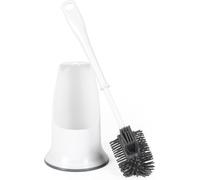 Teppc-La084538ufeu7 Brosse Antibac De Toilette, Brosse Wc En Silicone Avec Support, Traitée Avec Protection Antibactérienne, Tête De Brosse Pour Sous Le Rebord, Brosse Toilettes Avec Poils Solides