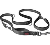 Teppc-Laisse Multifonctions Halti Anatomy - Laisse Réfléchissante À Double Extrémité Absorbant Les Chocs, Idéale Pour Les Promenades Et L¿Éducation Des Chiens. Convient Aux Chiots (Taille S, Gris)
