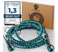 Teppc-Laisse Pour Chien - 2 M De Long, 4 Positions De Réglage - En Paracord 550, Type Parachute - Réfléchissante, Légère Et Résistante - Avec Un E-Book Pour L'entretien Manuel.