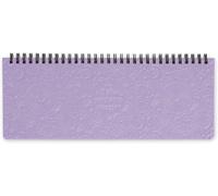 Teppc-Legami - Planning De Bureau 13 Mois, Mystic Lilac, Special Edition, Janvier 2026 Janvier 2027, Agenda De Table Format Horizontal, Spiralé, Une Semaine Par Page, Rubrique, 27,2 X 10,2 Cm