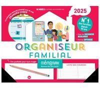 Teppc-Organiseur Familial Mémoniak 2025, Calendrier Organisation Familial Mensuel (Sept. 2024- Déc. 2025)