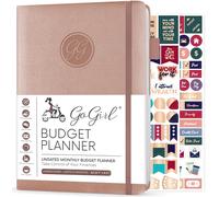 Teppc-Planificateur De Budget - Planificateur Financier Mensuel Agenda Livre De Budget. Journal De Suivi Des Dépenses Pour Contrôler Votre Argent. Non Daté - 14.5x21cm, Durée De Vie 1 An - Or Rose
