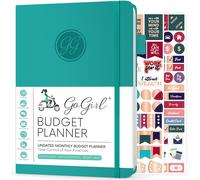 Teppc-Planificateur De Budget - Planificateur Financier Mensuel Agenda Livre De Budget. Journal De Suivi Des Dépenses Pour Contrôler Votre Argent. Non Daté - 14.5x21cm, Durée De Vie 1 An - Turquoise
