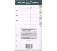 Teppc-Quo Vadis - Accessoires De Timer - Recharge Repertoire Tel Pour Timer 17 - Papier Blanc Clairefontaine - Format 10x17cm