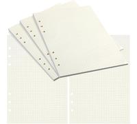 Teppc-Recharge Papier A5 Pointillé ¿ 135 Feuilles Avec 6 Trous ¿ Papier 100 G/M² Pour Bullet Journal, Agenda A5, Carnet Et Classeur À Anneaux