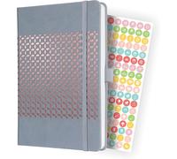 Teppc-Sigel J4209 Jolie Agenda Semainier 2024, Couverture Rigide, 13,5 X 20,3 Cm, 174 Pages, Gris Clair