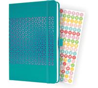 Teppc-Sigel J4215 Jolie Agenda Semainier 2024, Couverture Rigide, 13,5 X 20,3 Cm, 174 Pages, Turquoise