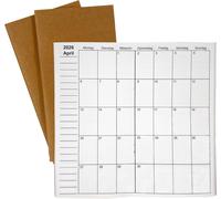 Teppc-Travelers Lot De 3 Agendas Jan 2025 ¿ Juin 2026 Travelers Notebook Inserts Calendrier Mensuel Hebdomadaire 1 Semaine 2 Pages Journal Tn Régulier 21 X 11 Cm