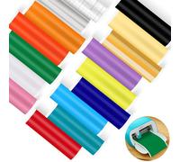 Teppd-15 Smart Vinyl Permanent Pour Cricut Joy 12 X 5,5 Pouces Cricut Smart Vinyl Film De Traceur En Vinyle Film De Transfert Autocollant Pour Traceur,Pour Bricolage, Tasses, Bannières, Panneaux, Déc