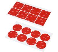 Teppd-16 Pièces Tampons Adhésifs Double Face 3m Ruban Adhésif, Ruban Adhésif De Montage Pour Caméra De Tableau De Bord Vhb 3m,Remplacement De Tampon Adhésif Pour Support De Voiture, Carrés Et Ronds