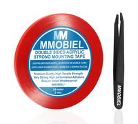 Teppd-2 Mm Ruban Adhésif Double Face Acrylique Imperméable Et Amovible (Longueur : 25 M)