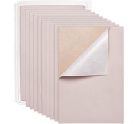 Teppd-20pcs Velours (Ivoire) Tissu Feutre Collant Retour Feuilles A4 (21x30cm) Feuilles Collantes Auto-Adhesif, Durable Resistant A L'eau, Multi-Usage, Ideal Pour Art Et Artisanat