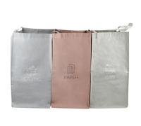 Teppd-3 Pièces Poubelle Tri Selectif, Poubelle Recyclage Poubelle Tri Selectif 3 Bac Poubelle Trieur À Déchets Pour Papier Verre Plastique