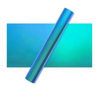 Teppd-5ft Holographique Vinyle Adhésif Bleu Paon - 30,5 X 153 Cm Vinyle Adhesivo Permanent Pour Tasse, Vinyle Cricut Pour Cadeau D'anniversaire, Ornements De Fête, Décoration Intérieure