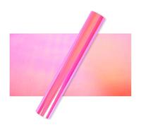 Teppd-5ft Holographique Vinyle Adhésif Rose Corail - 30,5 X 153 Cm Vinyle Adhesivo Permanent Pour Tasse, Vinyle Cricut Pour Cadeau D'anniversaire, Ornements De Fête, Décoration Intérieure