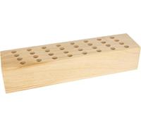 Teppd-Acme United 112tidy 00 Rangement En Bois Pour 32 Paires De Ciseaux En Un Seul Bloc
