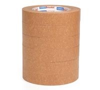 Teppd-Adhes 6 Rouleau Ruban Kraft Brun, 24mm X 50m Ruban D'emballage Brun Pour Emballage Solide, Respectueux De L'environnement