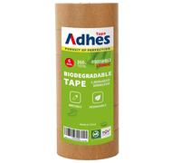 Teppd-Adhes Kraft Ruban Adhésif 2 ""X 60 Yards X 6 Rouleaux, Ruban D'emballage En Papier Biodégradable, Ruban De Transport Brun Écrit Et Non Couché Pour Le Transport, Le Déplacement Et L'étanchéité