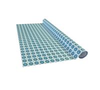 Teppd-Adhésif Awale Bleu Motif, Feuille Adhésive Optique Géométrique, Feuille De Meubles, Auto-Adhésif, 45 Cm X 2 M, 95µm (Stärke: 0,095 Mm), 54785