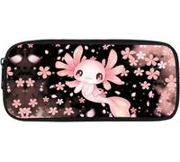 Teppd-Axolotl Trousse ¿¿ Crayons De Grande Capacit¿¿ Pour Filles Motif Fleurs De Cerisier Grande Capacit¿¿ Trousse De Rangement Pour ¿¿Cole Primaire Coll¿¿Ge Bureau Organiseur Pour Enfants Filles
