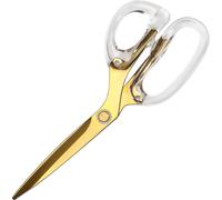 Teppd-Belle Vous Paire De Ciseaux Polyvalents En Acier Inoxydable Doré - 23 Cm - Poignées Souples & Confortables Avec Lames Aiguisées - Bureau, École & Maison - Ciseaux Couture, Artisanat & Ciseaux T