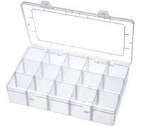 Teppd-Boîte De Rangement De Bureau Pour Rouleaux De Masking Tape, 15 Compartiments, Transparent, Amovible
