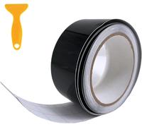 Teppd-Brillante Autocollant Fibre De Carbone De Vinyle Avec Grattoir Avec Grattoir, 5x900cm Film Autocollant De Voiture Adhésif, Diy Décoration Film Pour Intérieurs,Motos Et Meubles