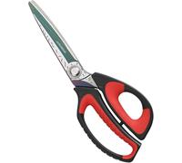 TEPPD-Ciseaux, 26 cm Ciseaux de jardin Ciseaux pour Tâches Difficiles en acier inoxydable durable Ciseaux de haute performance lourds pour tissus lourds, corde, cuir, tapis, ménage, câble