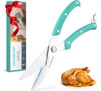 Teppd-Ciseaux À Volaille Robustes 255 Mm, Ciseaux De Cuisine Professionnels En Acier Inoxydable Robustes Et Tranchants Pour Poulet, Viande, Poisson, Os Et Légumes