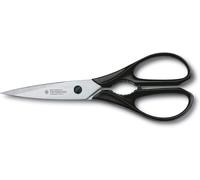 Teppd-Ciseaux De Ménage, Ciseaux De Cuisine, Ciseaux À Tissu, Lame Extra-Tranchante, Inoxydable, Manche Plastique Robuste, Noir