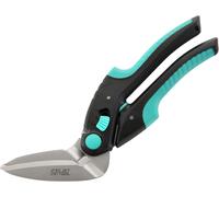 Teppd-Ciseaux Robustes De 25,4 Cm, Coupe-Tapis, Ciseaux Industriels, Polyvalents, Ciseaux Pour Tapis, Carton, Cuir, Élagage, Jardinage, Poignée Souple Professionnelle Acier Inoxydable (Turquoise)