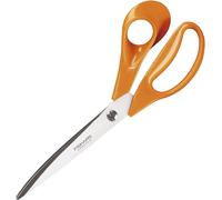 TEPPD-Ciseaux universels de jardin, Longueur: 25 cm, Lames en acier inoxydable/Poignées en plastique, Orange, Classic, S94, 1001538