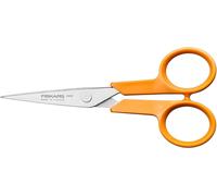 Teppd-Classic Ciseaux De Travail Manuel, Pour Droitier Et Gaucher, Longueur Totale : 13 Cm, Poignée Ergonomique Améliorée, Lame En Acier Inoxydable/Manches En Plastique, Orange, 1075057