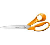 Teppd-Classic Grands Ciseaux Universels De Bricolage Et De Tissu, Pour Droitier, Longueur Totale : 25 Cm, Vis Torx Améliorée Et Poignée Plus Ergonomique, Acier De Qualité/Plastique, Orange, 1075038